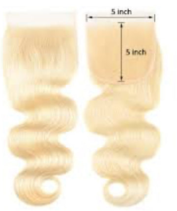 613 5x5 HD  body wave lace closure